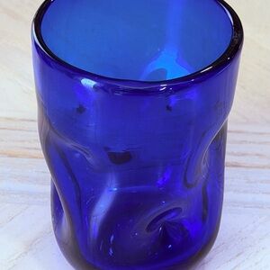 Sapphire Blue Glass Art Sculptures